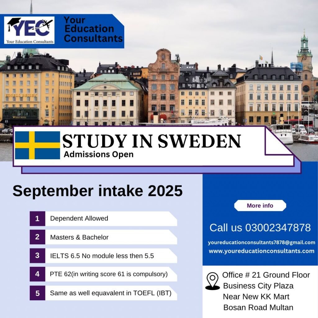 Study in Sweden YEC